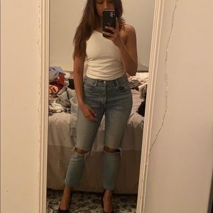 Cute single strap crop top